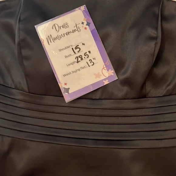 White House Black Market Strapless Little Black Dress sz 2 - Picture 6 of 9